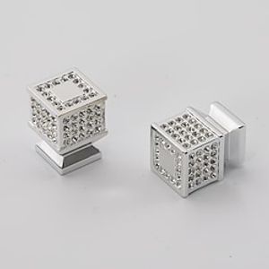 2pcs Crystal Cabinet Knobs And Pulls Light Luxury Drawer/Furniture Handles Shiny Handle Knob Hardware Home Decor Accessories miniinthebox