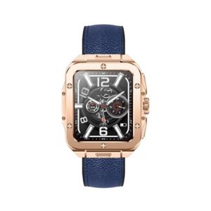 Swiss Military |ALPS 2 |4GB | Color Rose Gold Frame | Blue leather Strap