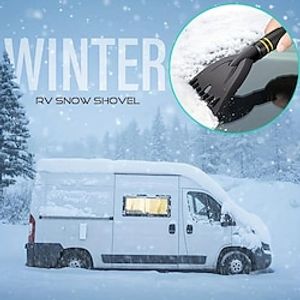 RV Snow Shovel, Removable Car Snow Shovel, Multifunctional Deicing Shovel Snow Brush, Telescopic Snow Shovel Brush, Winter Snow Cleaning Tools miniinthebox