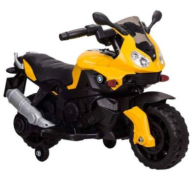 Megastar Ride On Rumbler Motorcycle For Kids 6V Electric Motorbike Battery With Pedal, Headlights, And Training Wheels, Yellow - MG 799el - YWL (UAE Delivery Only) Megastar Ride On Rumbler Motorcycle For Kids 6V Electric Motorbike Battery With Pedal, Headlights, And Training Wheels, Yellow - MG 799el - YWL (UAE Delivery Only)