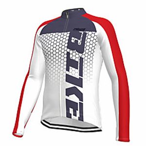 21Grams Men's Long Sleeve Cycling Jersey Spandex White Gradient Bike Top Mountain Bike MTB Road Bike Cycling Quick Dry Moisture Wicking Sports Clothing Apparel  Athleisure Lightinthebox