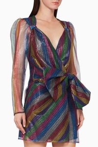 Tulle Patterned Mini Dress