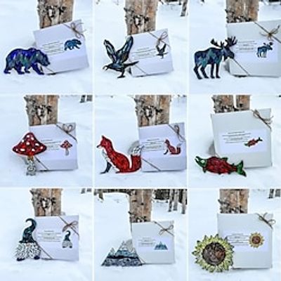 Mountain Range Glass Mosaic DIY Kit, Mosaic Crafts Materials Package, DIY Mosaic Kits for Adults, Stain Glass Kits for Beginners for Statues, Mosaic Tiles Home Décor Lightinthebox