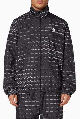 Graphics Monogram Track Jacket in Recycled Polyester Graphics Monogram Track Jacket in Recycled Polyester