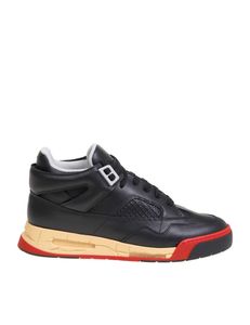Black Leather Sneakers