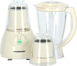 Olsenmark 400W 3 in 1 Multifunctional Blender White - OMSB2203