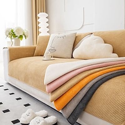 Couch Covers Sectional Sofa Cover Anti Scratch for Dogs Pet, Farmhouse Sofa Seat Towel Mat, Slipcovers For Love Seat,L Shaped,Arm Chair Protector(Not Sold By A Set) Lightinthebox