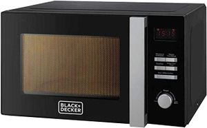 Black+Decker 28L Combination Microwave Oven with Grill, Black, MZ2800PG-B5