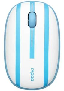 Rapoo M650 Mouse Multimode Wireless White Blue - 12092