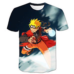 Inspired by Naruto Akatsuki Anime Cartoon Polyester  Cotton Blend 3D 3D Harajuku Graphic T-shirt For Women's  Men's Lightinthebox
