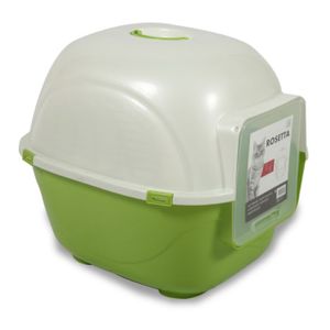 M-PETS Rosetta Cat Litter Box Green Large (Pack Of 2)