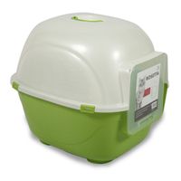 M-PETS Rosetta Cat Litter Box Green Large (Pack Of 2)