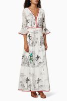 Bella Prehistoric Positano Cotton Dress Bella Prehistoric Positano Cotton Dress