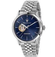 Maserati Epoca 42mm Auto Blue Dial Br SS Men's Watch - R8823118009