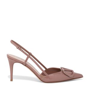 VLogo slingback pumps