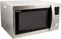 Sharp 43Liters Solo Microwave 1000 Watts, Steel - R45BT