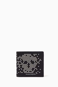 Billfold Wallet in Studded Leather