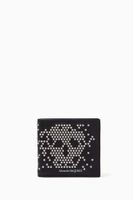 Billfold Wallet in Studded Leather - thumbnail