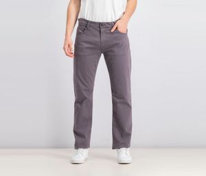 Mens Plain Twill Pants  Grey