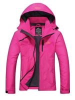 Water Resistant Soft-shell Windproof Hooded Jacket