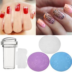 3Pcs/Kit DIY Nail Art Stamp Stencil Stamper Scraper Design Stamping Template Image Printer