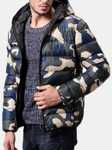 Winter Camo Printing Padded Jackets