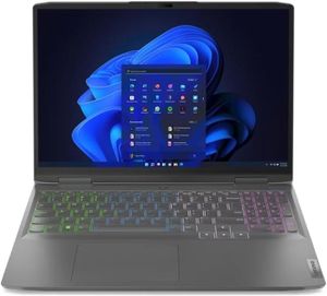 Lenovo LOQ 16IRH8 Gaming Laptop, 13th Gen, Intel Core i7-13620H, 16inch WQXGA, 512GB SSD, 16GB RAM, 8GB NVIDIA GeForce RTX 4060 Graphics, Windows 11 Home, English & Arabic Keyboard, Storm Grey - 82XW006LAX