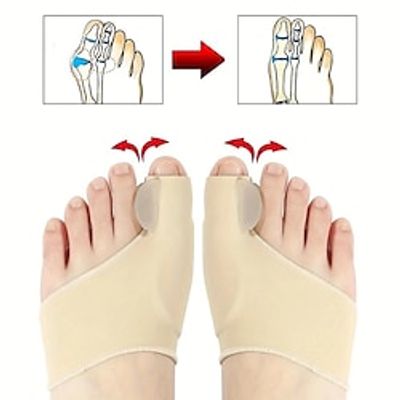 1 Pair of Ease Bunion Discomfort With This Breathable Big Toe Corrector - Perfect For Home  Night Use Lightinthebox