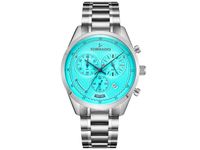 Tornado Mens Chronograph Turquoise Dial Watch - T20103B-SBSLX - thumbnail
