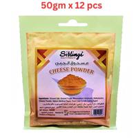 Siblings Cheese Powder, 50 Gm Pack Of 12 (UAE Delivery Only)