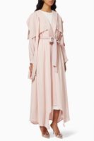 Cape Abaya with Sheila & Belt in Crepe - thumbnail