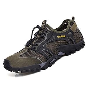 Men's Oxfords Comfort Shoes Sporty Casual Outdoor Daily Hiking Shoes Upstream Shoes Cloth Black Blue Green Summer Lightinthebox