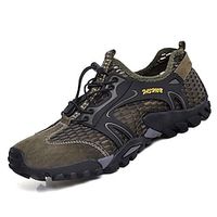 Men's Oxfords Comfort Shoes Sporty Casual Outdoor Daily Hiking Shoes Upstream Shoes Cloth Black Blue Green Summer Lightinthebox - thumbnail