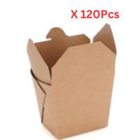 Hotpack 16 Oz Kraft Square Box 120 Pieces - KSB16