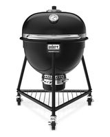 Weber 24 inch Summit E6 Charcoal Kamado Grill & Smoker Black