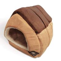 Danish Design Suede Brown Pet House For Cats & Small Dogs - 44X43X47Cm