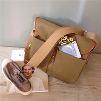 Women Canvas Double-sided Waterproof Crossbody Bag