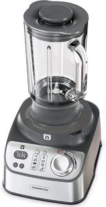 Kenwood Food Processor 1000W With Glass Blender, Glass Mill, Juicer Extractror, Dual Metal Whisk, Dough Maker, Citrus Juicer, Express Serve/Salad Maker, Kitchen Scale/Weighing Tray, FDM71.980SS, Silver