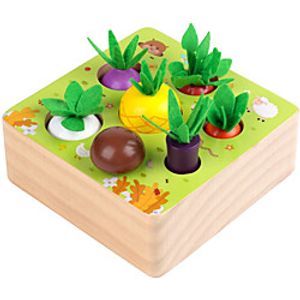 8 pcs Board Game Educational Toy Wooden Creative Flower family game Parent-Child Interaction Family Interaction Kids Preschool Boys and Girls Toys Gifts miniinthebox
