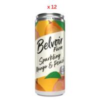Belvoir Mango & Peach 12X330Ml Can