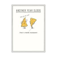 Pigment Etched Another Year Nacho Business Greeting Card (17.6 x 13cm)