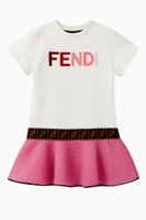 Logo FF Band Cotton T-Shirt Dress - thumbnail