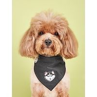 Dog Cat Dog Scarf Triangle Bibs Accessories Dog Birthday Bandana Hat Animal Animal Party Outdoor Dog Clothes Puppy Clothes Dog Outfits Soft Black Costume for Girl and Boy Dog Polyster S M Lightinthebox - thumbnail
