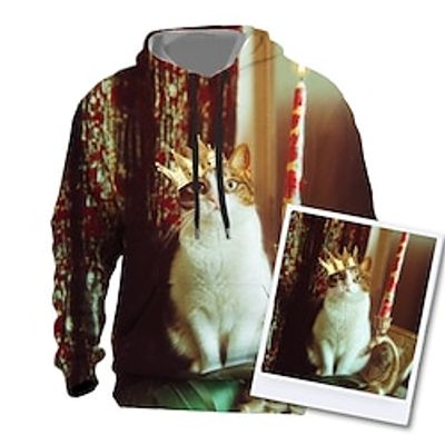 Skull Textured Men's Fashion 3D Print Hoodie Party Vacation Streetwear Hoodies Custom Print Black Long Sleeve Hooded Print Front Pocket Spring   Fall Designer Hoodie Sweatshirt Lightinthebox