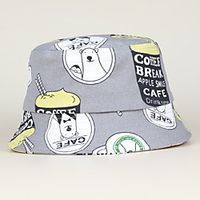 1pcs Kids Unisex Basic Birthday / Casual / School Cartoon / Letter / Animal Stylish Cotton Hats  Caps White / Blue / Light gray S miniinthebox - thumbnail