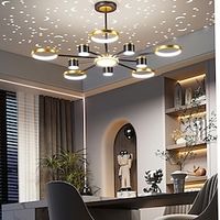 100 cm Unique Design Chandelier Metal Acrylic Painted Finishes Modern 110-120V 220-240V Lightinthebox - thumbnail