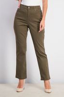 Womens Curvy-Fit Straight Leg Jeans  Deep Moss - thumbnail