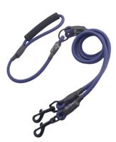 Helepet No Tangle Dual Dog Leash -L- 8mm*1200mm Blue