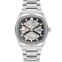 Lee Cooper Men's Automatic Display Watch & Metal Strap, Silver - LC07903.350