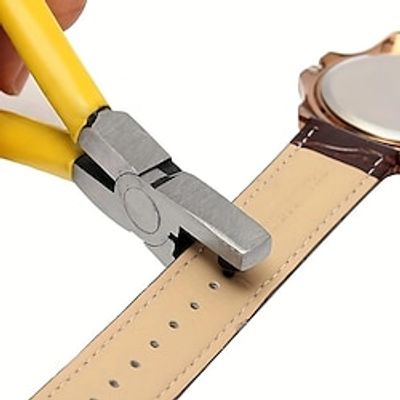 Universal Hand Strap Watch Band Belt Punching Puncher, Leather Punch Tool Hole Pliers Tools 2.0mm miniinthebox